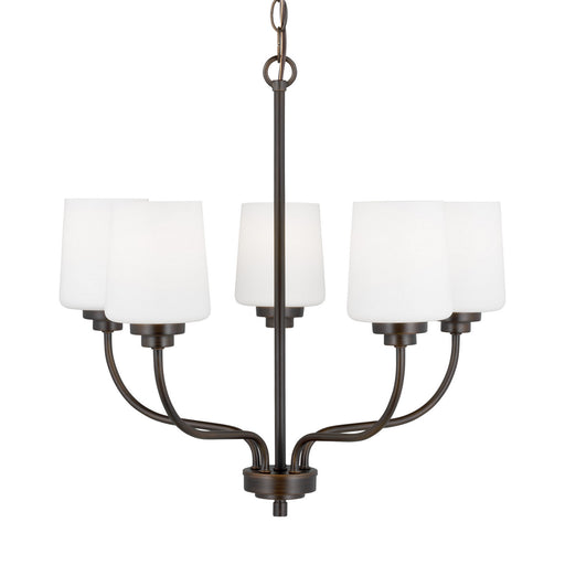 Generation Lighting 3102805-710 Windom Five Light Chandelier, Bronze Alternate Image.jpg