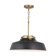 Capital Lighting 9D331A One Light Pendant, Matte Black (3)
