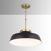 Capital Lighting 9D331A One Light Pendant, Matte Black (4)