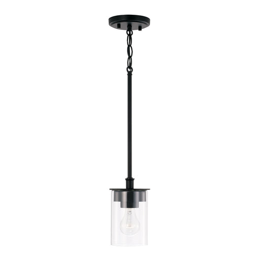 Capital Lighting 246811MB-532 Mason One Light Semi-Flush Mount, Matte Black Alternate Image.jpg