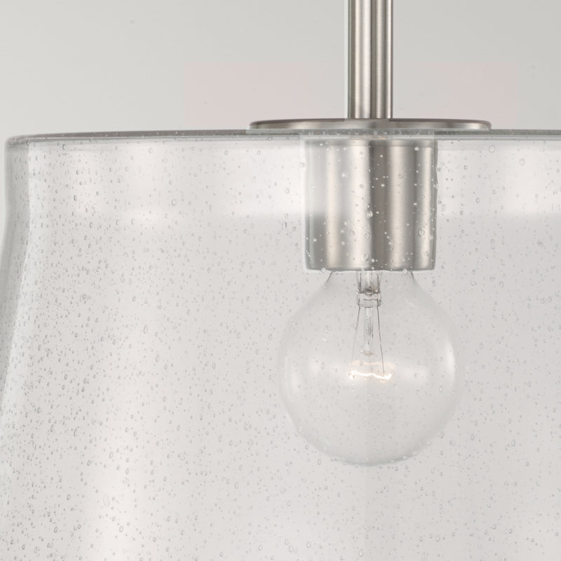 Capital Lighting 246911BN Baker One Light Pendant, Brushed Nickel Alternate Image.jpg