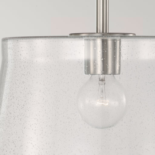 Capital Lighting 246911BN Baker One Light Pendant, Brushed Nickel Alternate Image.jpg