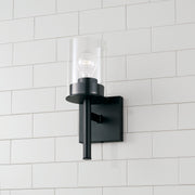 Capital Lighting 646811MB-532 Mason One Light Wall Sconce, Matte Black Alternate Image 2.jpg