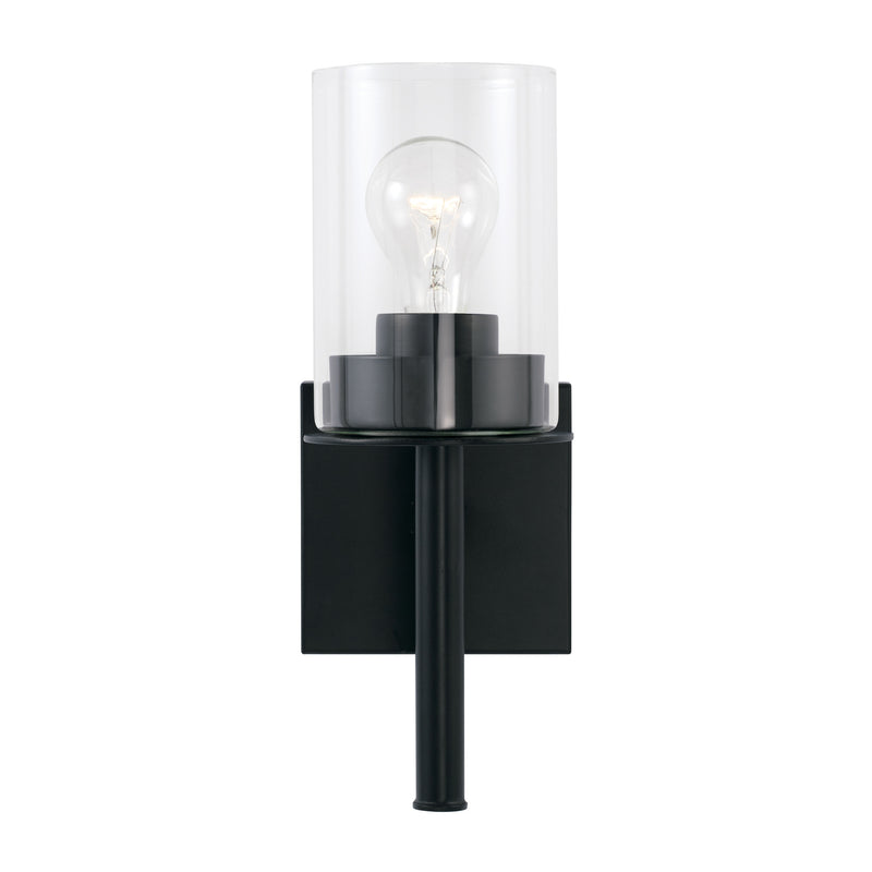 Capital Lighting 646811MB-532 Mason One Light Wall Sconce, Matte Black Alternate Image 3.jpg