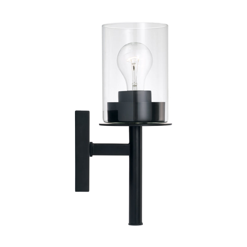 Capital Lighting 646811MB-532 Mason One Light Wall Sconce, Matte Black Alternate Image 4.jpg