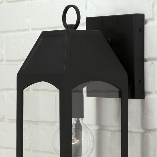 Capital Lighting 946311BK Burton One Light Outdoor Wall Lantern, Black Alternate Image.jpg