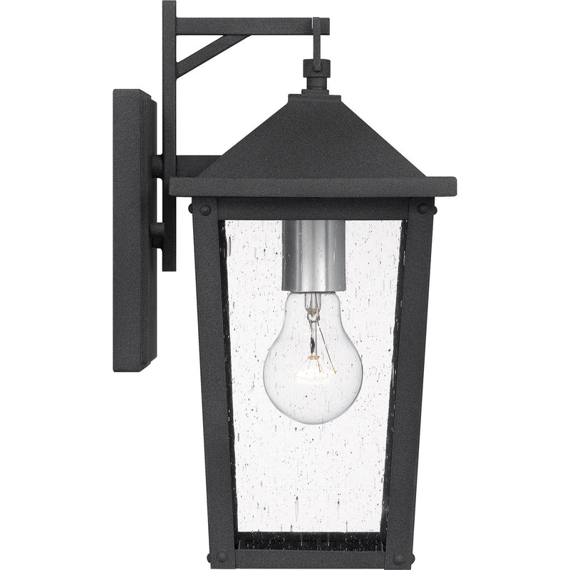 Quoizel STNL8407MB Stoneleigh One Light Outdoor Wall Mount, Mottled Black Alternate Image 3.jpg