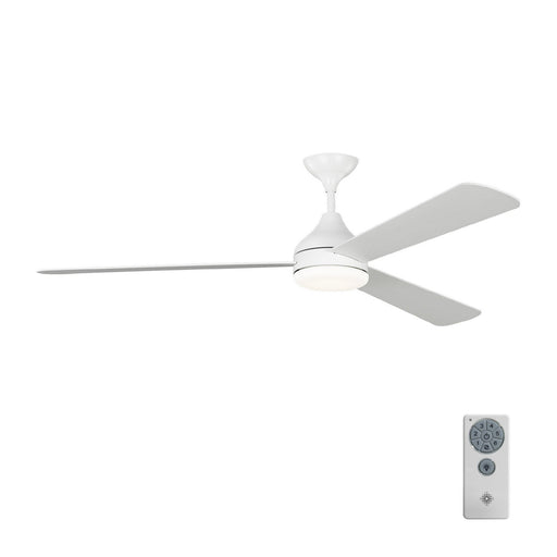 Visual Comfort Fan 3STMSM60RZWD Streaming 60 Smart LED Ceiling Fan, Matte White Alternate Image.jpg