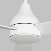 Visual Comfort Fan 3STMSM60RZWD Streaming 60 Smart LED Ceiling Fan, Matte White Alternate Image 4.jpg