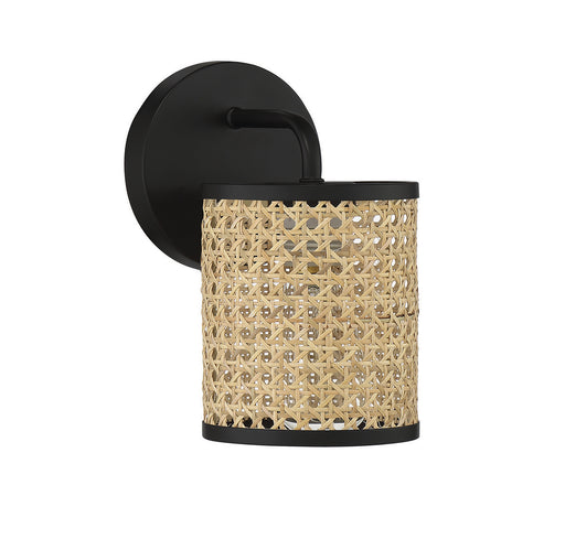 Savoy House 9-1648-1-89 One Light Wall Sconce, Matte Black (2)