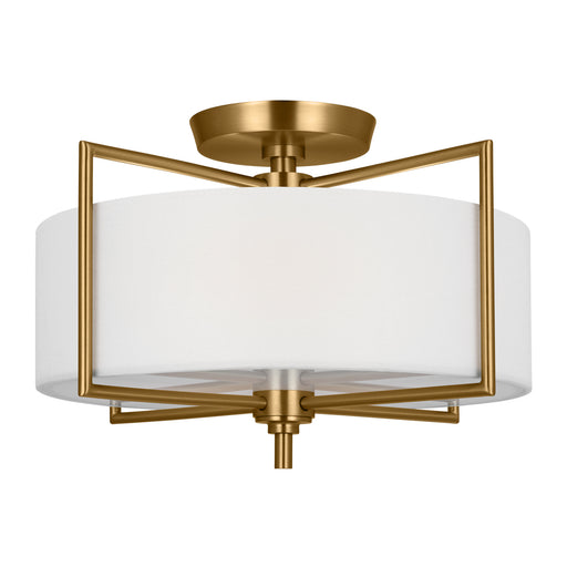 Visual Comfort Studio CF1122BBS Perno Two Light Semi-Flush Mount, Burnished Brass Alternate Image.jpg