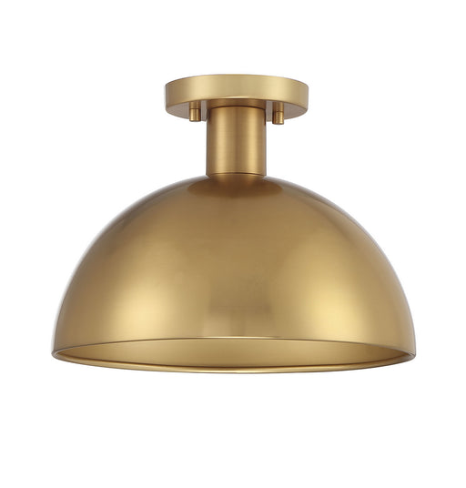 Shoppers Lighting SH60071NB Ariella One Light Semi-Flush Mount, Natural Brass Alternate Image.jpg