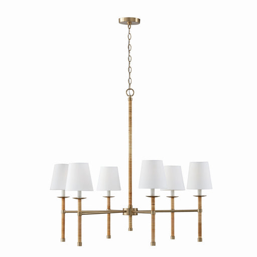 Capital Lighting 447261MA-705 Tulum Six Light Chandelier, Matte Brass Alternate Image.jpg