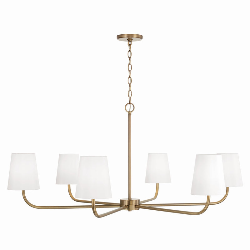 Capital Lighting 449461AD-706 Brody Six Light Chandelier, Aged Brass Alternate Image.jpg