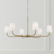 Capital Lighting 449461AD-706 Brody Six Light Chandelier, Aged Brass Alternate Image 2.jpg
