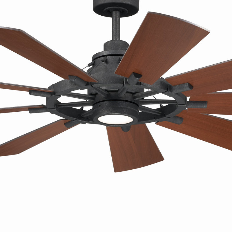 Kichler 300260DBK 60"Ceiling Fan, Distressed Black (2)
