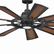 Kichler 300260DBK 60"Ceiling Fan, Distressed Black (4)