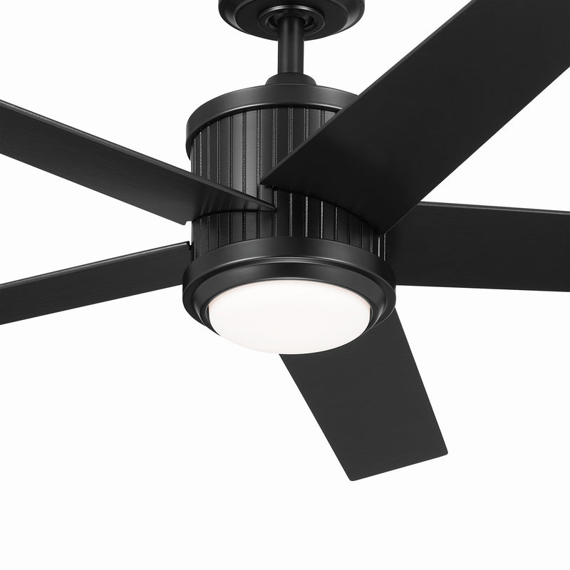 Kichler 300048SBK 48"Ceiling Fan, Satin Black (2)
