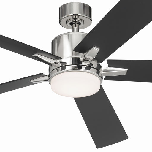 Kichler 330060PN 60"Ceiling Fan, Polished Nickel (2)