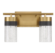 Savoy House 8-3600-2-322 Two Light Bathroom Vanity, Warm Brass (2)