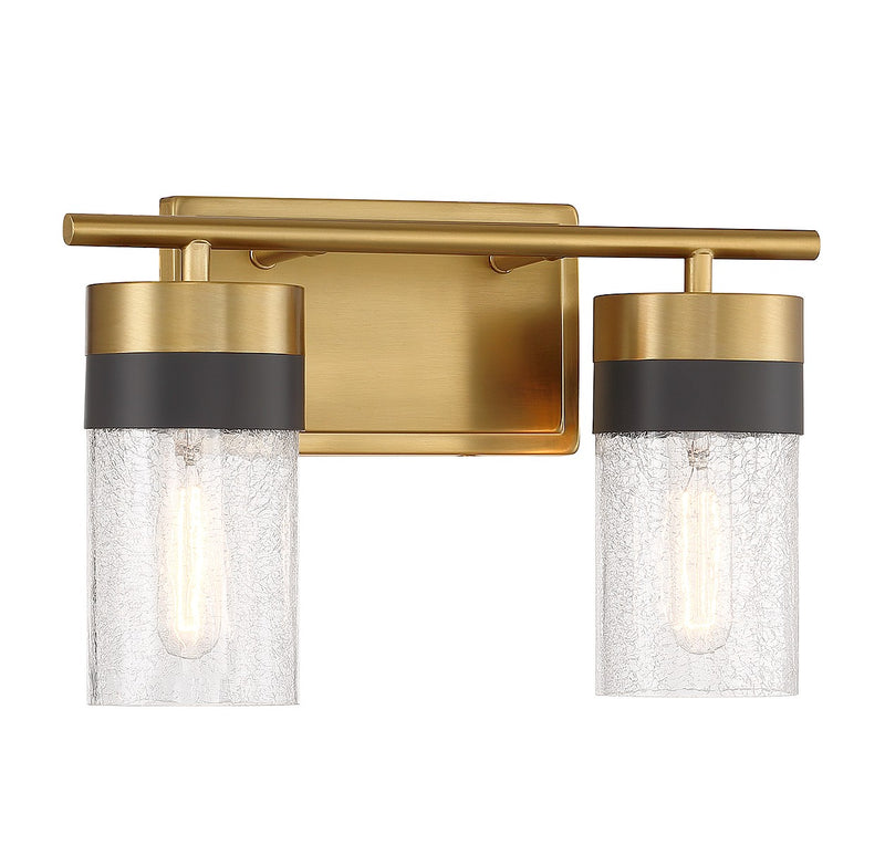 Savoy House 8-3600-2-322 Two Light Bathroom Vanity, Warm Brass (3)