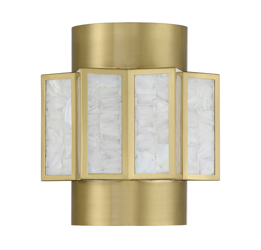 Savoy House 9-3164-2-322 Two Light Wall Sconce, Warm Brass (2)