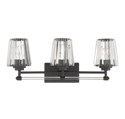 Savoy House 8-6001-3-BK Three Light Bathroom Vanity, Matte Black (2)