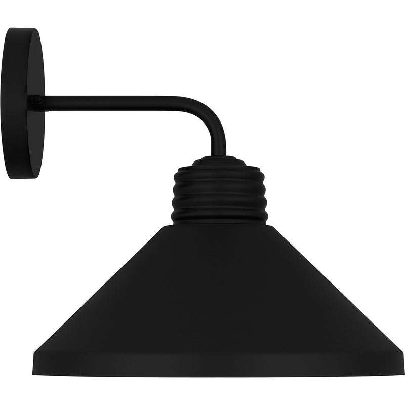 Quoizel REN8414MBK Rencher One Light Outdoor Wall Mount, Matte Black Alternate Image 3.jpg