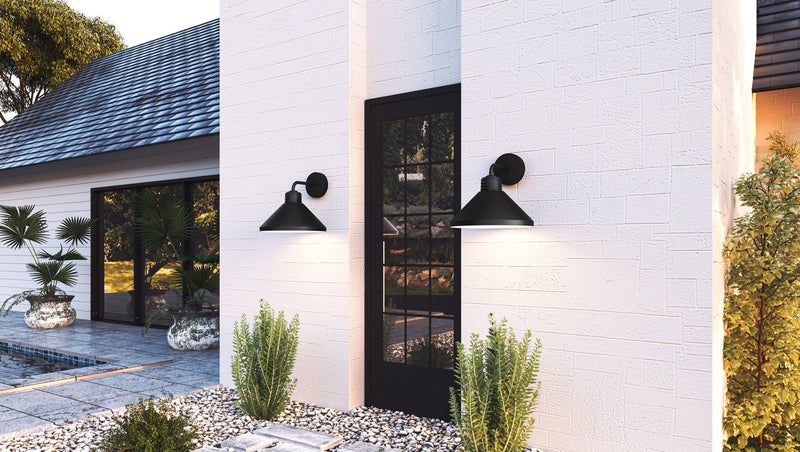 Quoizel REN8414MBK Rencher One Light Outdoor Wall Mount, Matte Black Alternate Image.jpg