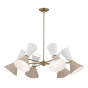 Kichler 52566CPZGRG 12 Light Chandelier, Champagne Bronze (2)