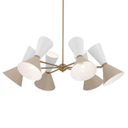 Kichler 52566CPZGRG 12 Light Chandelier, Champagne Bronze (3)