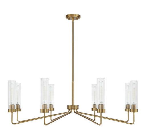 Savoy House 1-8860-8-322 Eight Light Chandelier, Warm Brass (2)