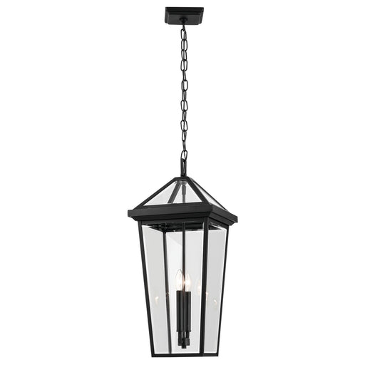 Kichler 59130BKT Two Light Outdoor Pendant, Textured Black (2)