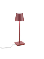 Zafferano LD0340F4 Poldina Pro LED Table Lamp, Red Alternate Image.jpg