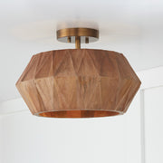Capital Lighting 251011LW Nadeau One Light Semi-Flush Mount, Light Wood and Patinaed Brass Alternate Image.jpg