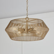 Capital Lighting 330341MA Kaiya Four Light Pendant, Matte Brass Alternate Image 3.jpg