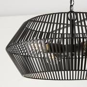 Capital Lighting 330341MB Kaiya Four Light Pendant, Matte Black Alternate Image 2.jpg