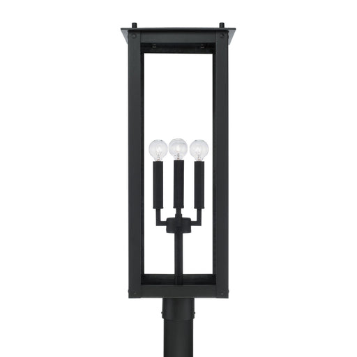 Capital Lighting 934643BK Hunt Four Light Outdoor Post-Lantern, Black Alternate Image.jpg