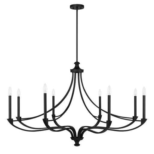 Savoy House 1-6415-8-89 Eight Light Chandelier, Matte Black (2)
