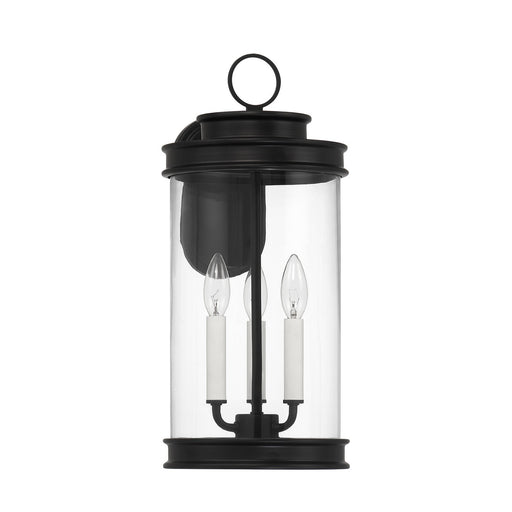 Savoy House 5-905-BK Three Light Outdoor Wall Lantern, Matte Black (2)