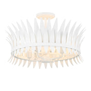 Savoy House 6-7900-4-83 Four Light Semi-Flush Mount, Bisque White (3)