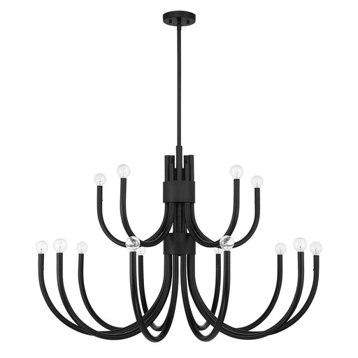 Savoy House 1-6682-15-89 15 Light Chandelier, Matte Black (2)