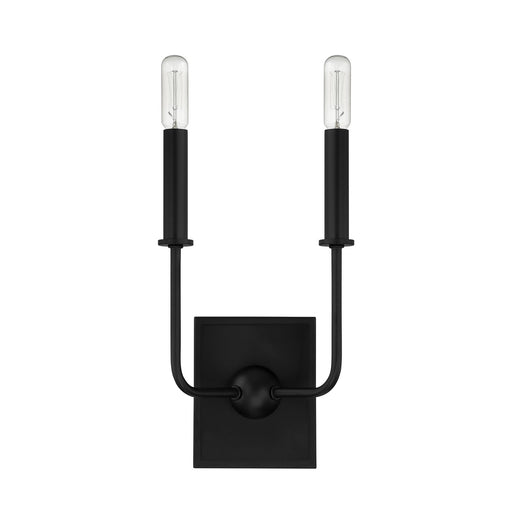Savoy House 9-4044-2-89 Two Light Wall Sconce, Matte Black (2)