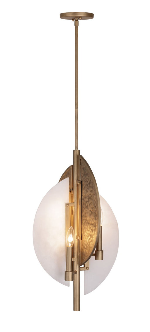 Minka Lavery 3461-788 Saint Martin Four Light Pendant, Ashen Gold Alternate Image.jpg
