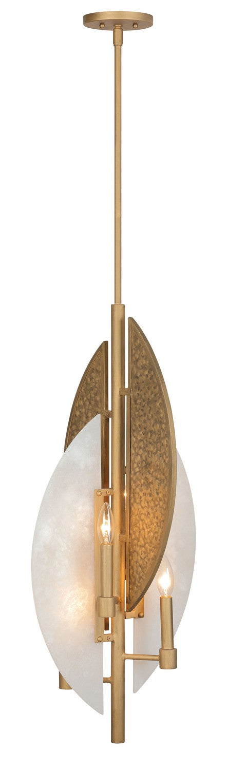 Minka Lavery 3462-788 Saint Martin Four Light Pendant, Ashen Gold Alternate Image.jpg