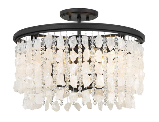 Minka Lavery 6703-66 Shimmering Elegance Four Light Semi Flush Mount, Sand Coal Alternate Image.jpg