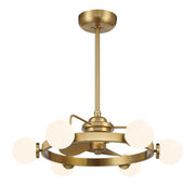 Savoy House 30-FD-345-322 LED Fan D'Lier, Warm Brass (5)