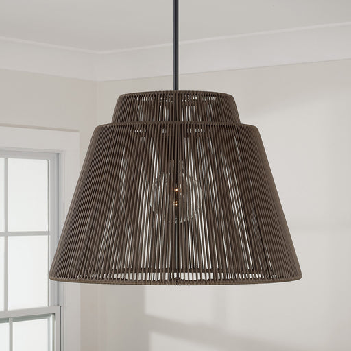 Capital Lighting 956311UK One Light Outdoor Hanging Lantern, Umber and Black (2)