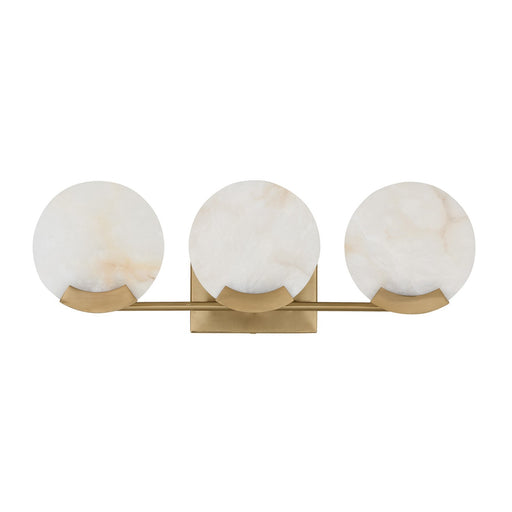 Capital Lighting 154631AD Three Light Vanity, Aged Brass (2)