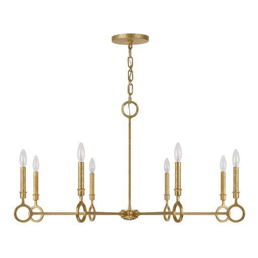 Savoy House 1-6847-8-93 Eight Light Chandelier, Gold Armory (2)